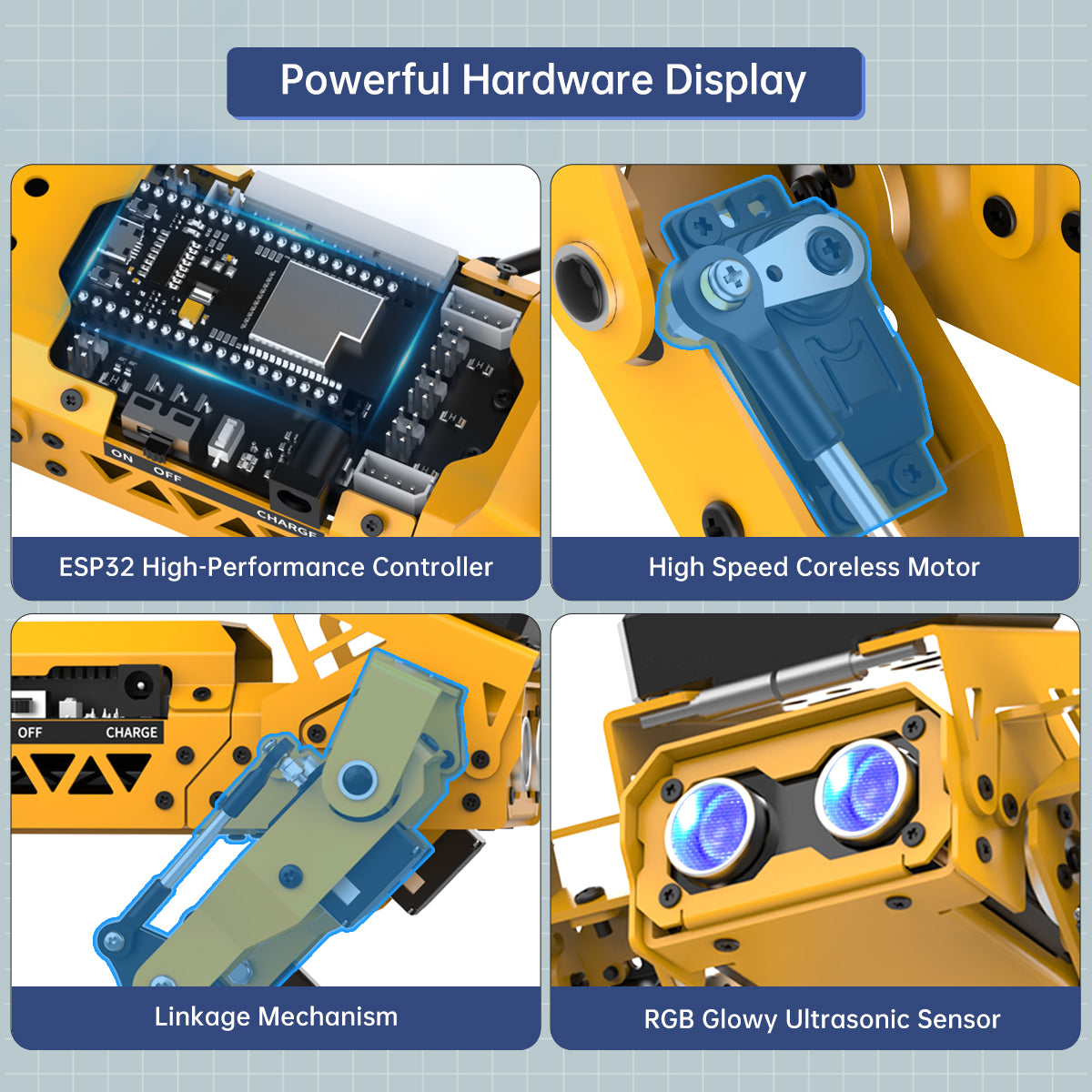Hiwonder MechDog Open Source AI Robot Dog with AI Vision & Voice Interaction, Programmable with Scratch, Arduino, and Python Hiwonder MechDog Open Source AI Robot Dog with AI Vision & Voice Interaction, Programmable with Scratch, Arduino, and Python